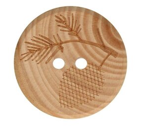 Knoop hout takje 25mm