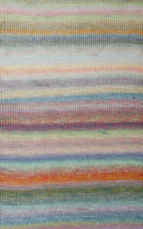 Lang Lang Yarns Frida | 0001 licht blauw/oranje