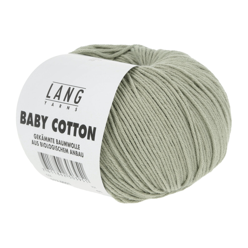 Lang Lang Yarns BabyCotton | 0091 pastel groen Lang Lang Yarns BabyCotton | 0091 pastel groen