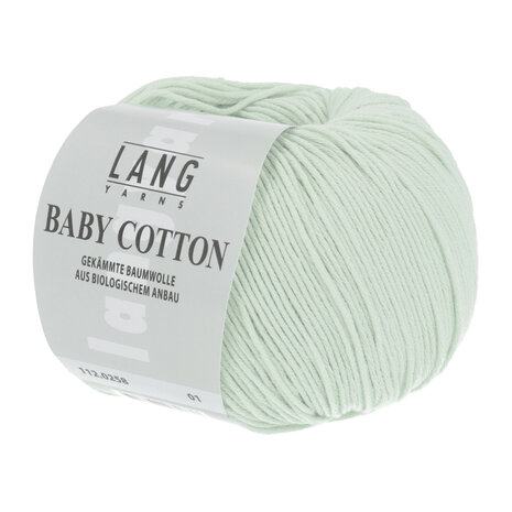 Lang Lang Yarns BabyCotton | 0258 lichtgroen Lang Lang Yarns BabyCotton | 0258 lichtgroen