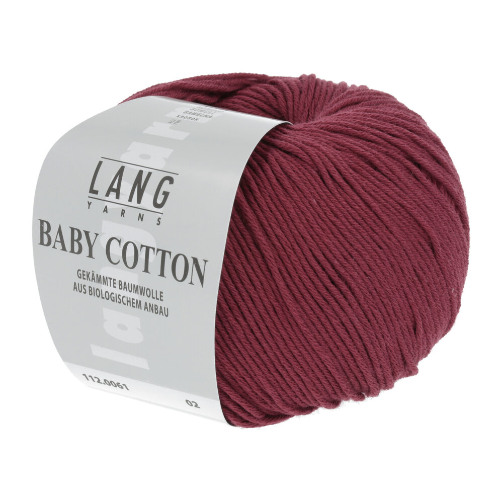 Lang Lang Yarns BabyCotton | 0061 donkerrood Lang Lang Yarns BabyCotton | 0061 donkerrood