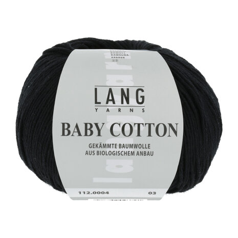 Lang Lang Yarns BabyCotton | 0004 zwart Lang Lang Yarns BabyCotton | 0004 zwart