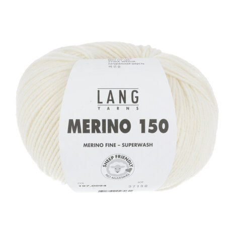 Lang Lang Yarns Merino 150 | 0094 creme