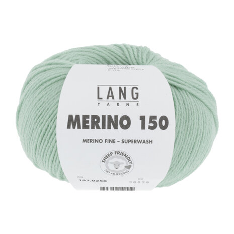 Lang Lang Yarns Merino 150 | 0258 mint groen Lang Lang Yarns Merino 150 | 0258 mint groen