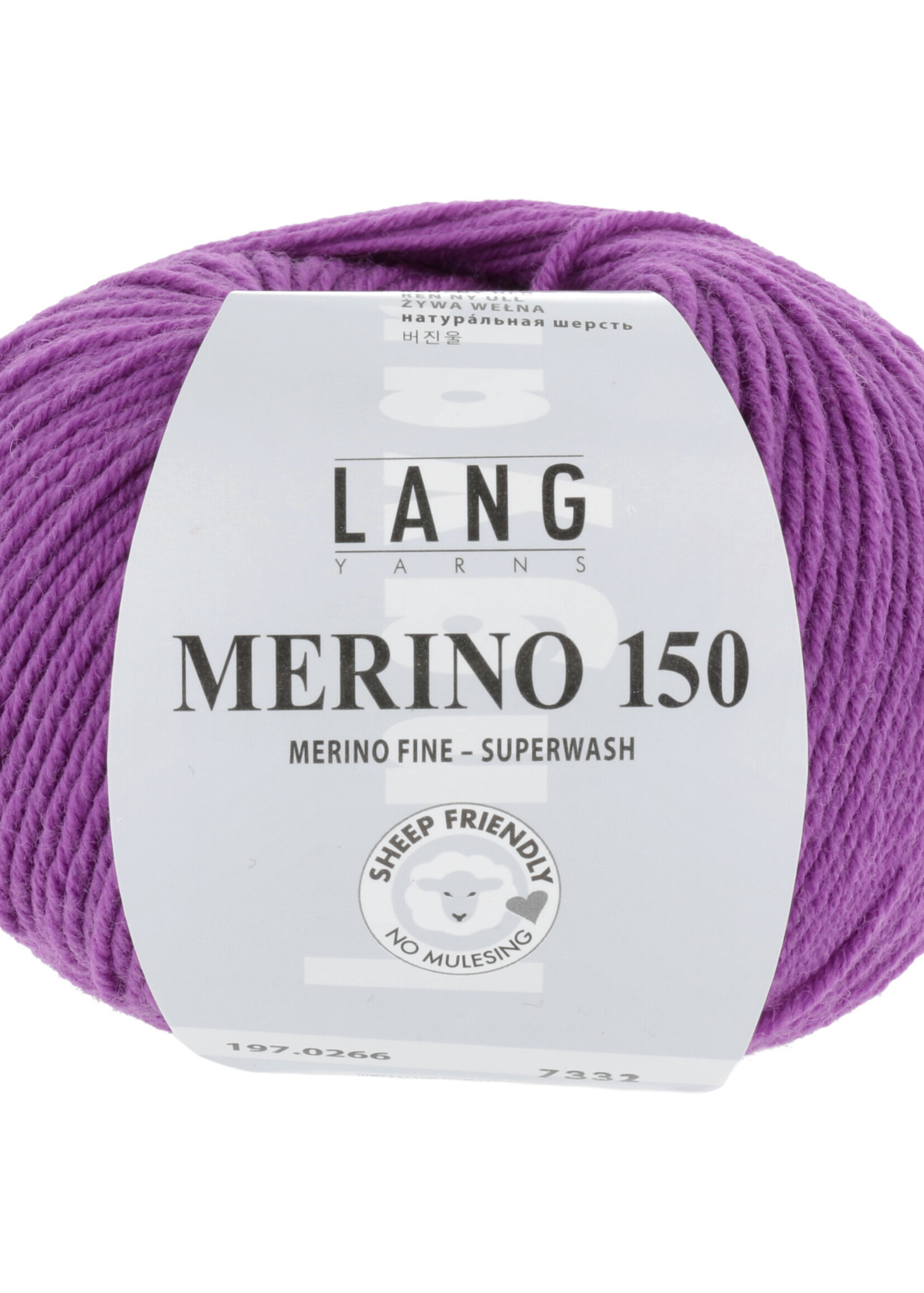Lang Lang Yarns Merino 150 | 0266 fuchsia
