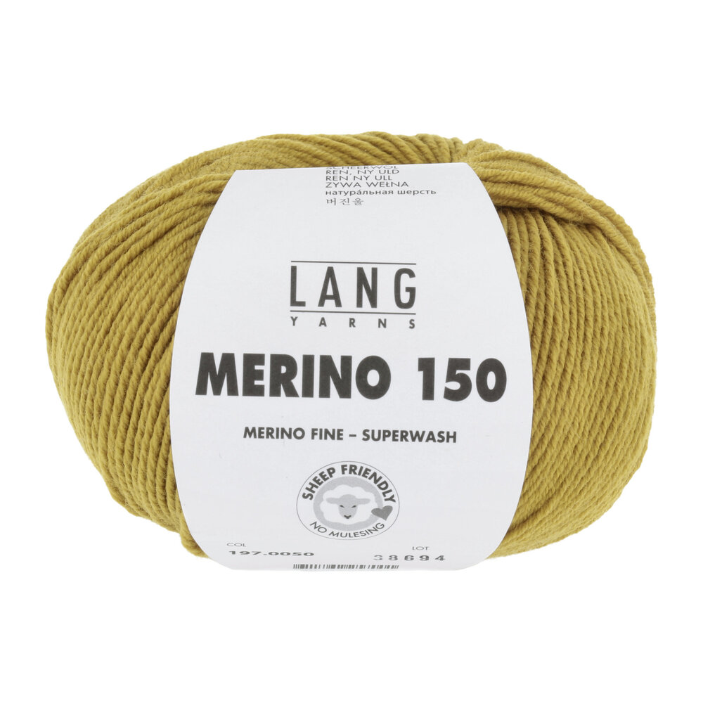 Lang Lang Yarns Merino 150 | 0050 goud
