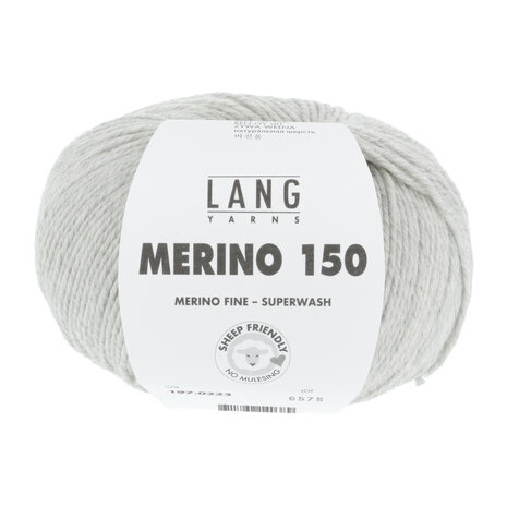 Lang Lang Yarns Merino 150 | 0223 licht grijs melange Lang Lang Yarns Merino 150 | 0223 licht grijs melange