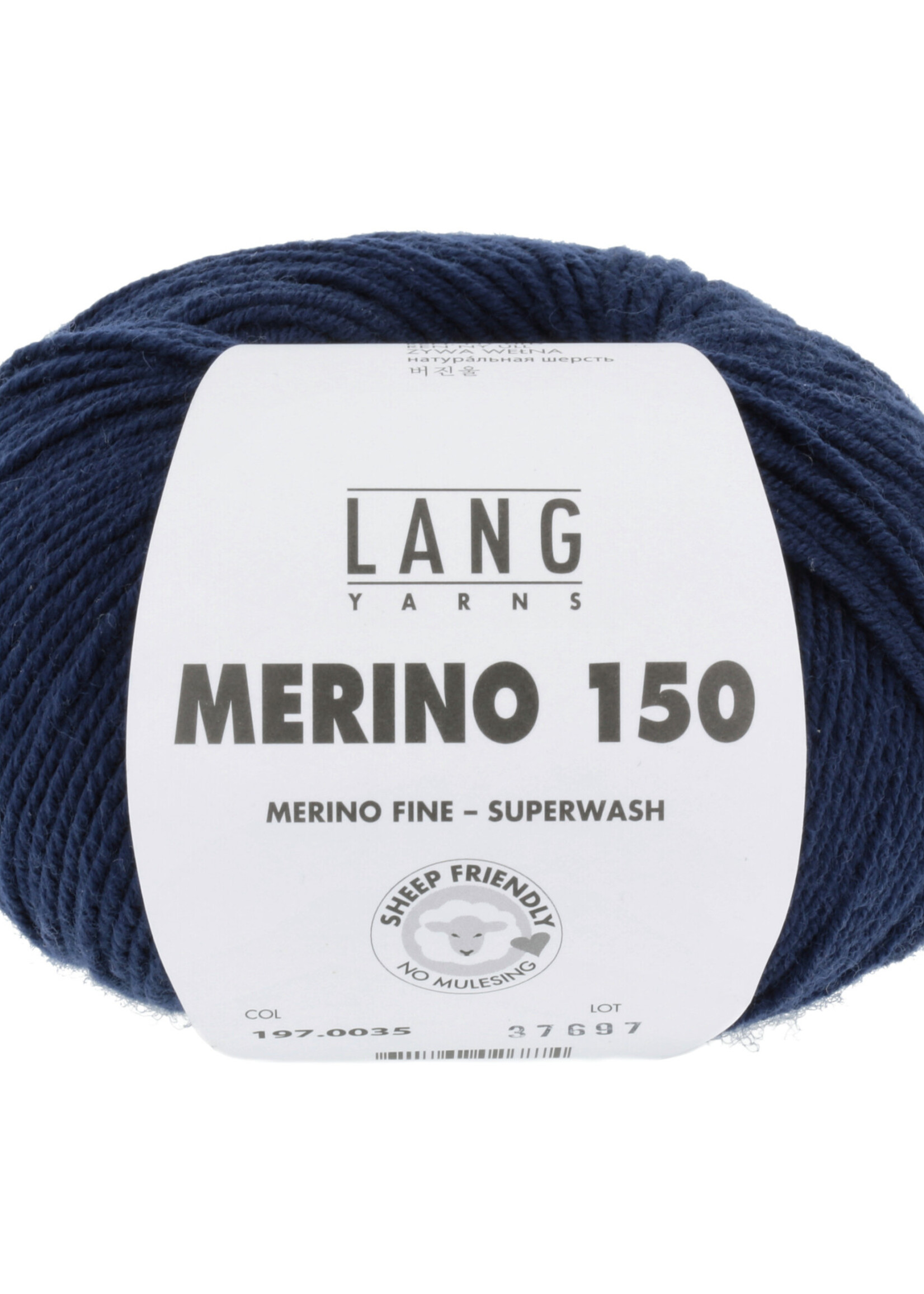 Lang Lang Yarns Merino 150 | 0035  marine