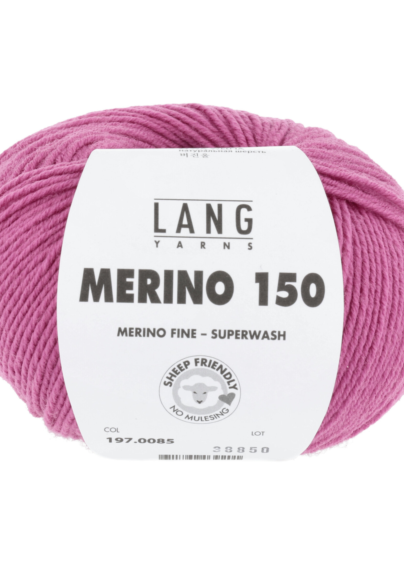 Lang Lang Yarns Merino 150 | 0085 roze