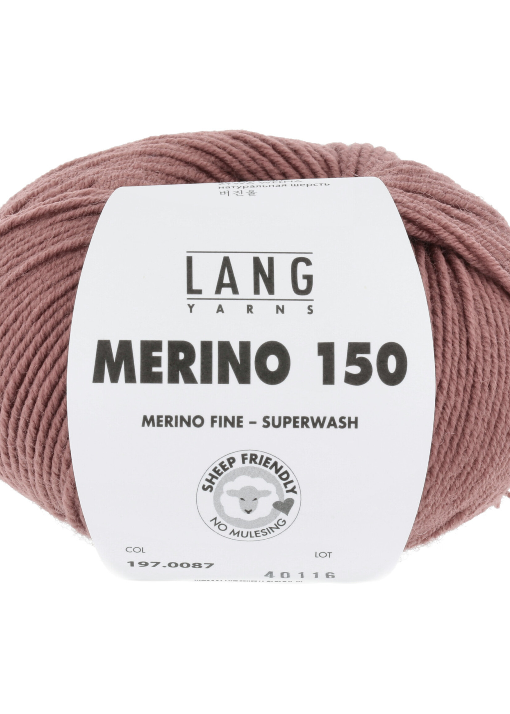 Lang Lang Yarns Merino 150 | 0087 rozenhout