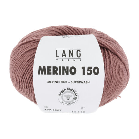 Lang Lang Yarns Merino 150 | 0087 rozenhout Lang Lang Yarns Merino 150 | 0087 rozenhout