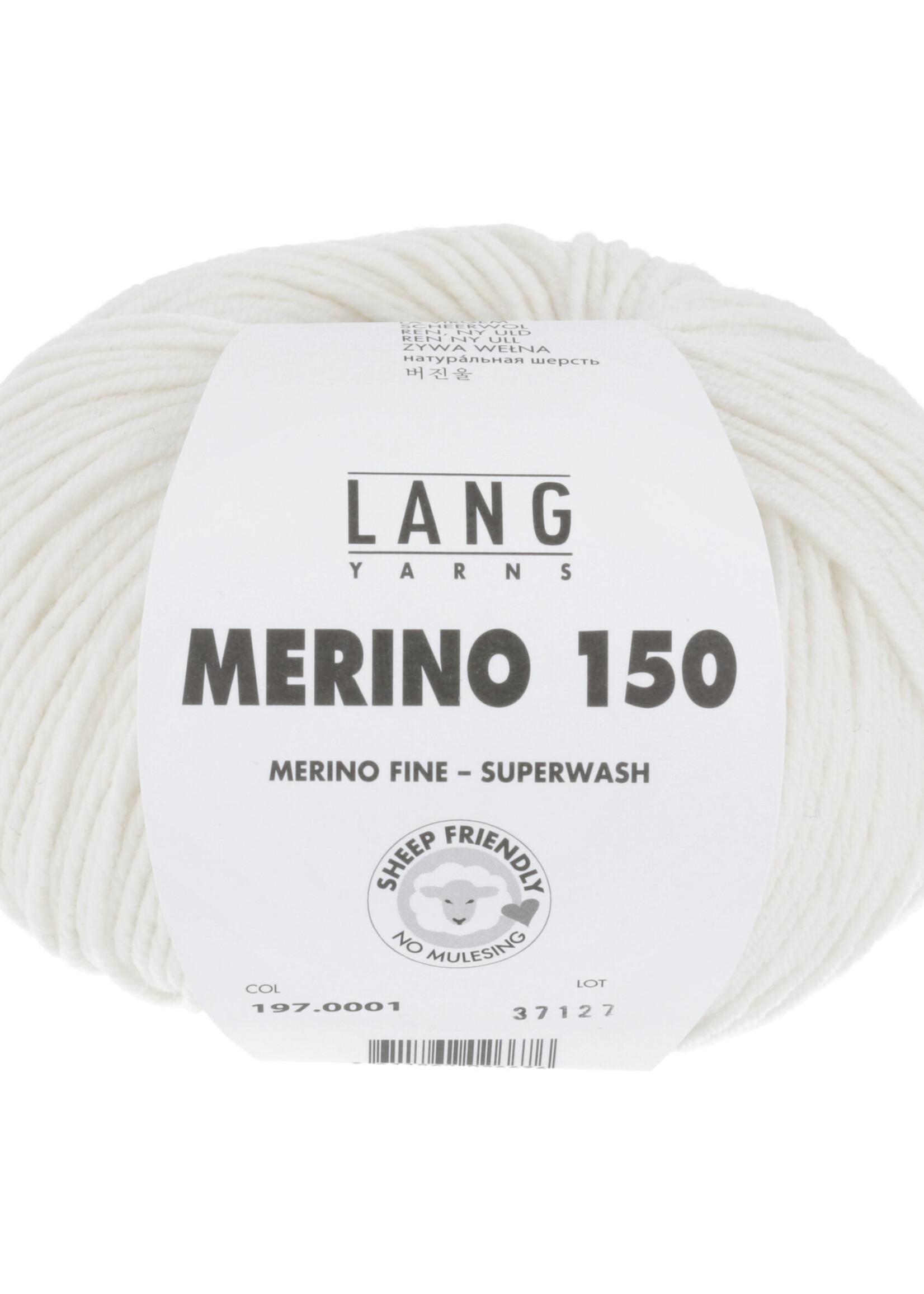 Lang Lang Yarns Merino 150 | 0001 wit