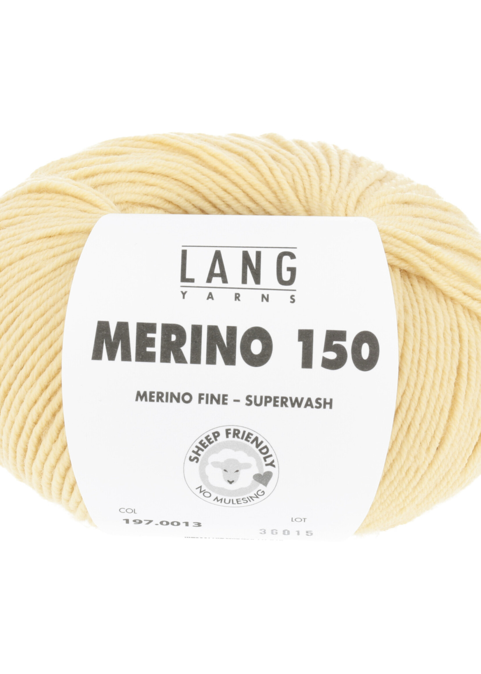 Lang Lang Yarns Merino 150 | 0013 geel