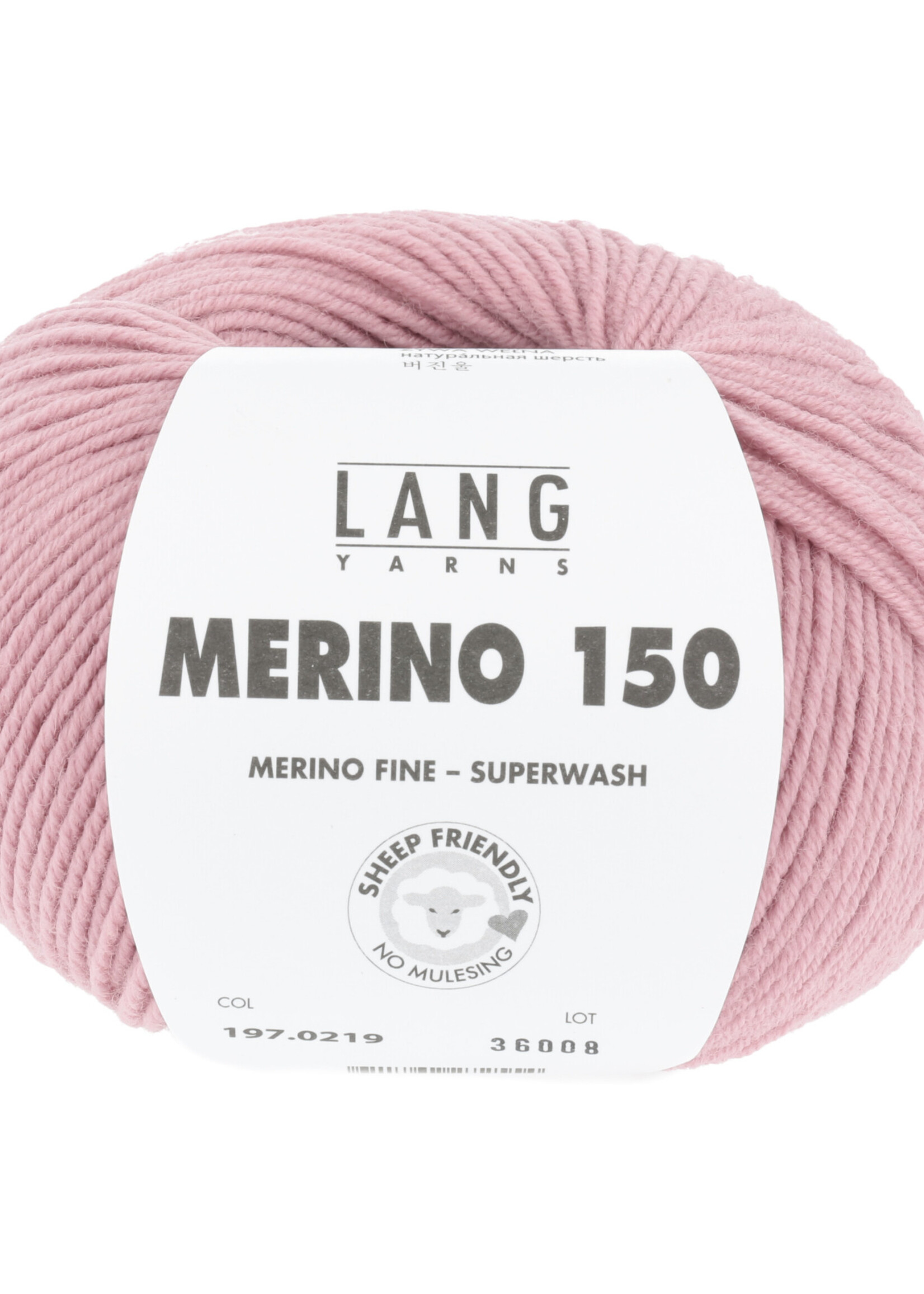 Lang Lang Yarns Merino 150 | 0219 rose