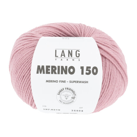 Lang Lang Yarns Merino 150 | 0219 rose Lang Lang Yarns Merino 150 | 0219 rose