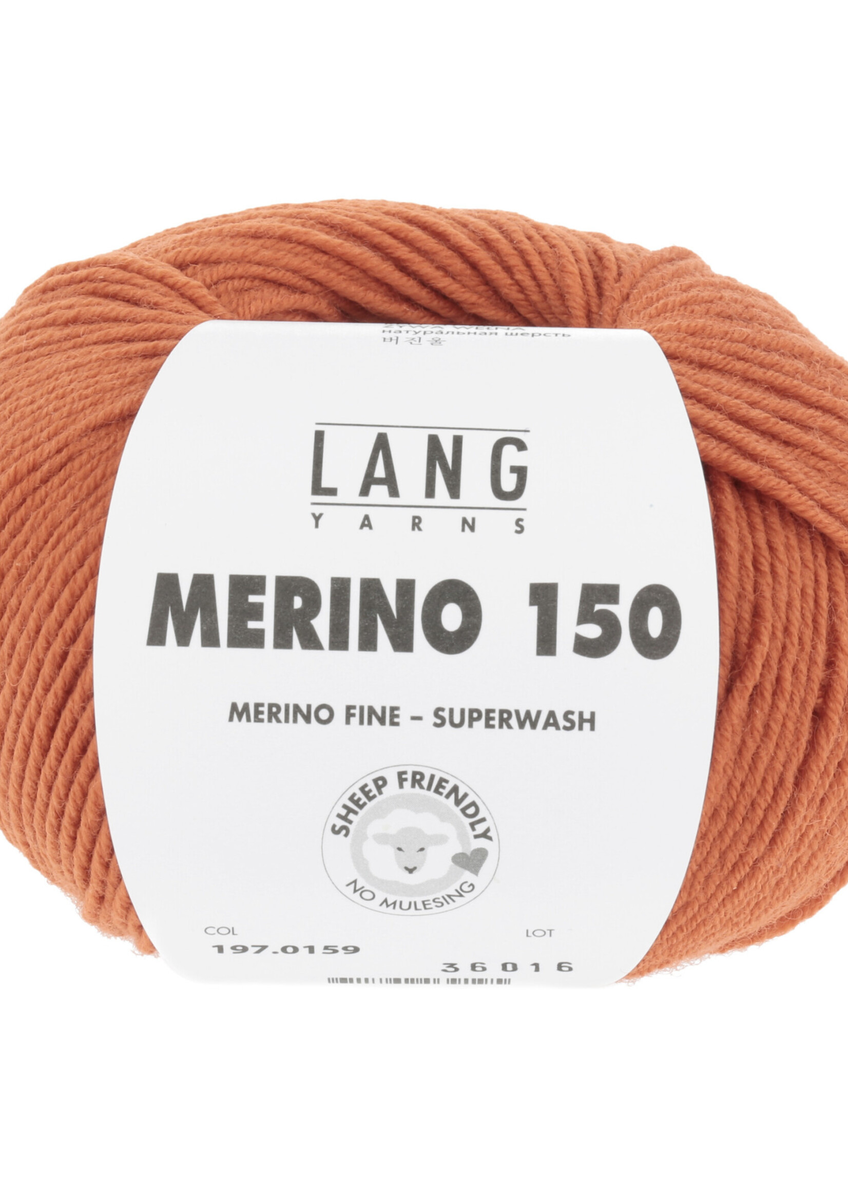 Lang Lang Yarns Merino 150 | 0159 mandarijn