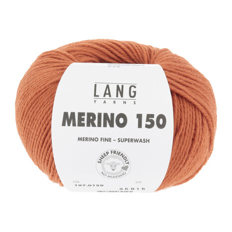 Lang Lang Yarns Merino 150 | 0159 mandarijn