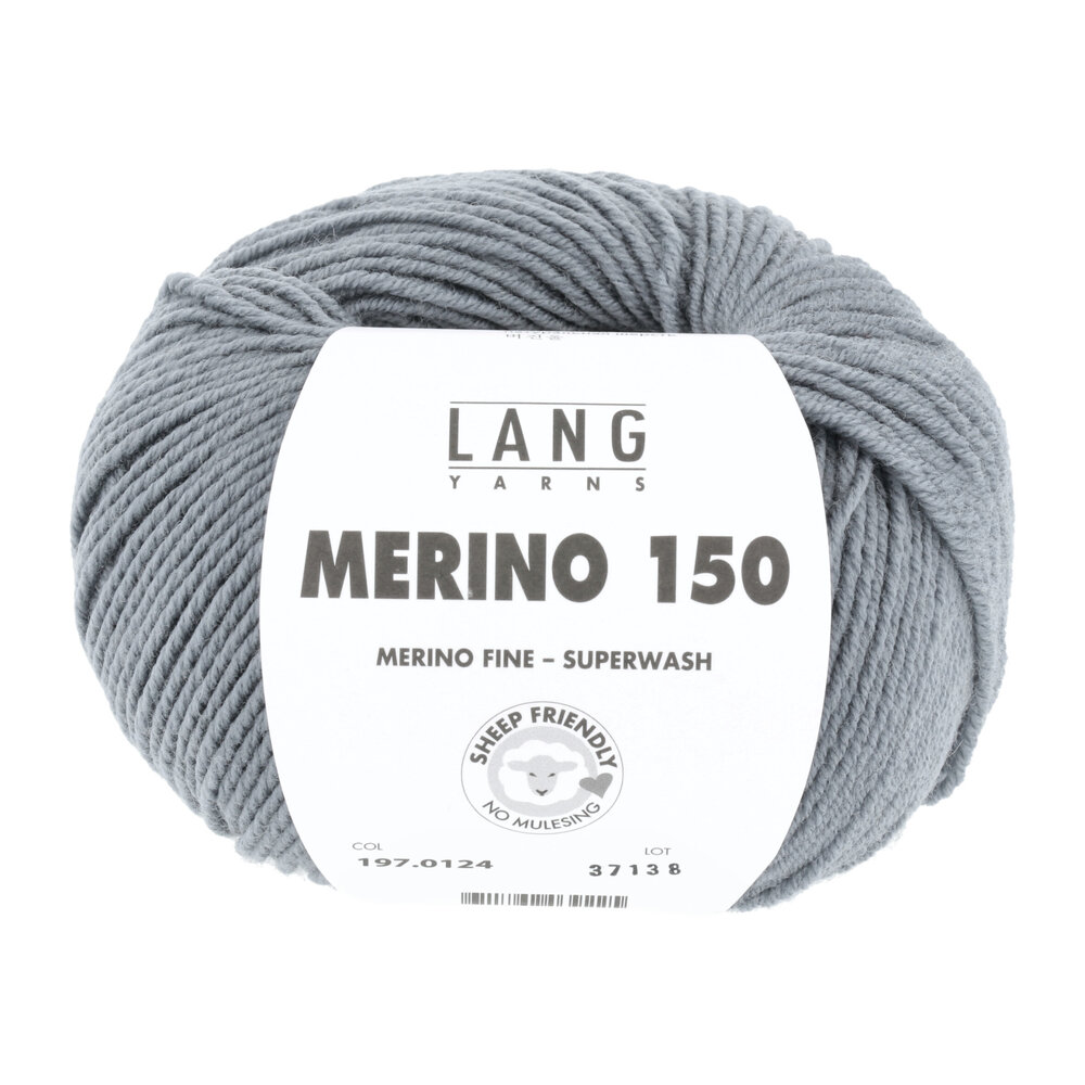 Lang Lang Yarns Merino 150 | 0124 muisgrijs Lang Lang Yarns Merino 150 | 0124 muisgrijs