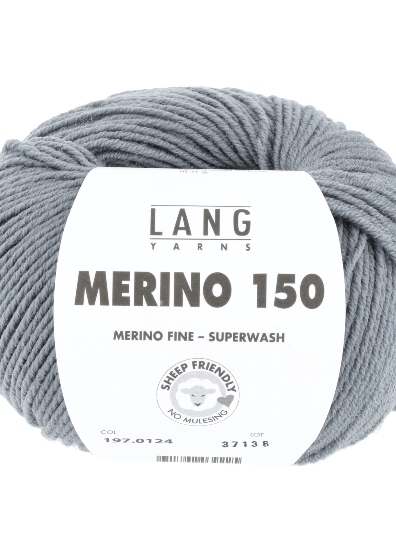 Lang Lang Yarns Merino 150 | 0124 muisgrijs