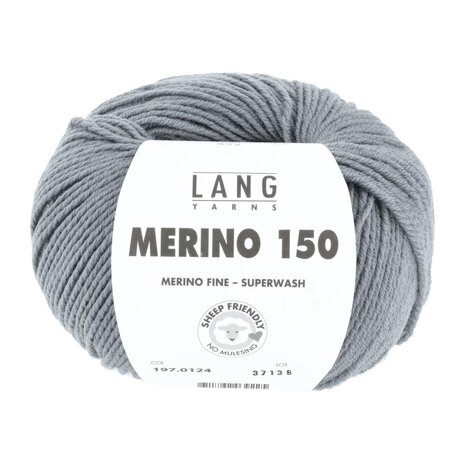 Lang Lang Yarns Merino 150 | 0124 muisgrijs Lang Lang Yarns Merino 150 | 0124 muisgrijs