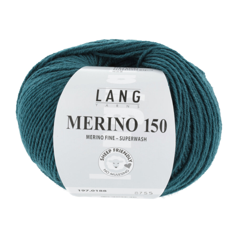 Lang Lang Yarns Merino 150 | 0188 petrol Lang Lang Yarns Merino 150 | 0188 petrol