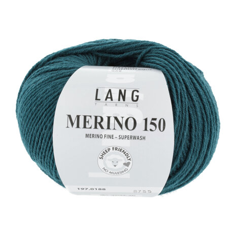 Lang Lang Yarns Merino 150 | 0188 petrol Lang Lang Yarns Merino 150 | 0188 petrol