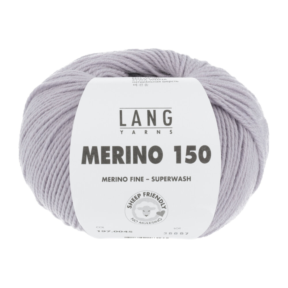 Lang Lang Yarns Merino 150 | 0045 licht paars