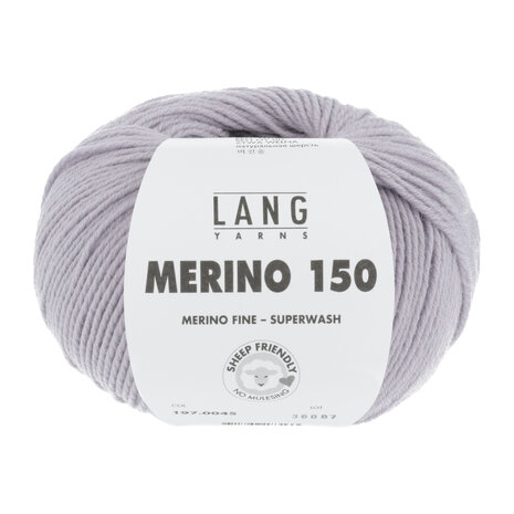 Lang Lang Yarns Merino 150 | 0045 licht paars