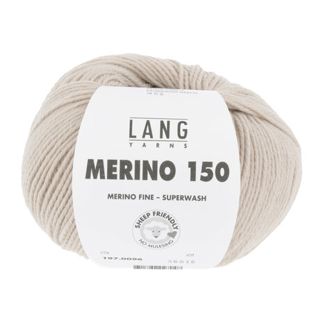 Lang Lang Yarns Merino 150 | 0096 zand Lang Lang Yarns Merino 150 | 0096 zand