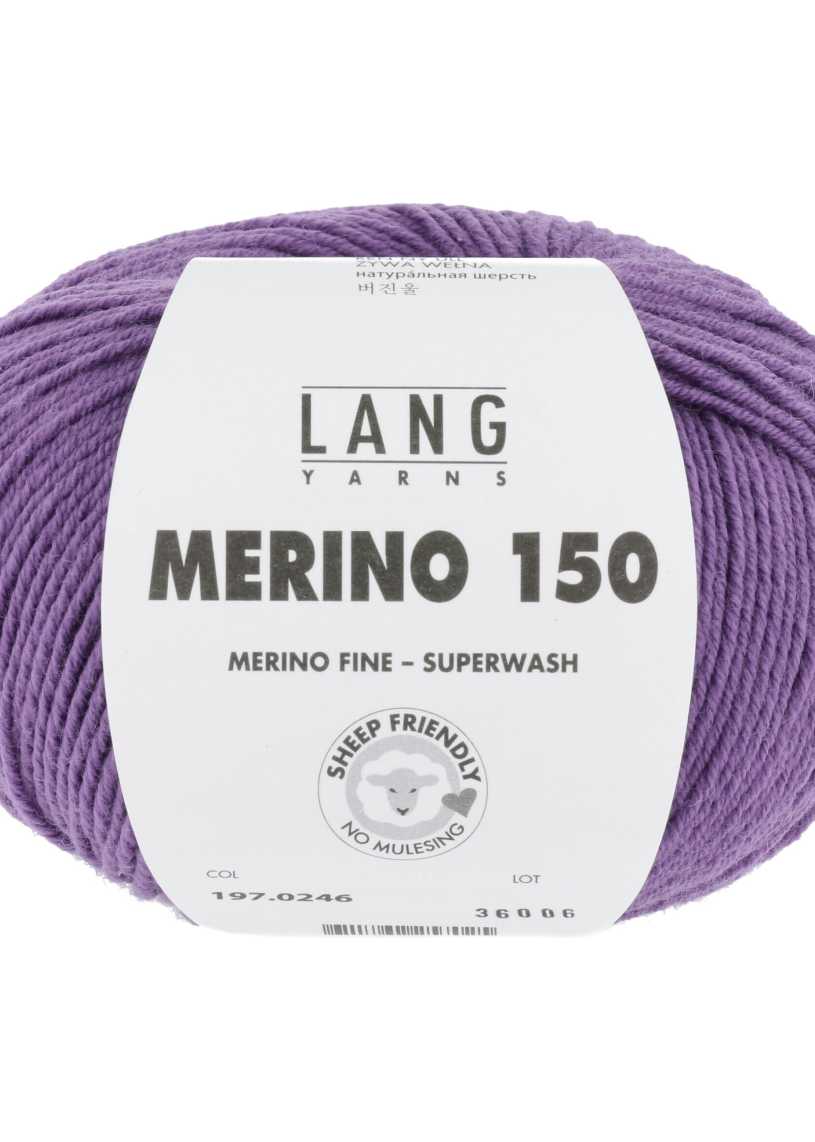 Lang Lang Yarns Merino 150 | 0246 roze melange