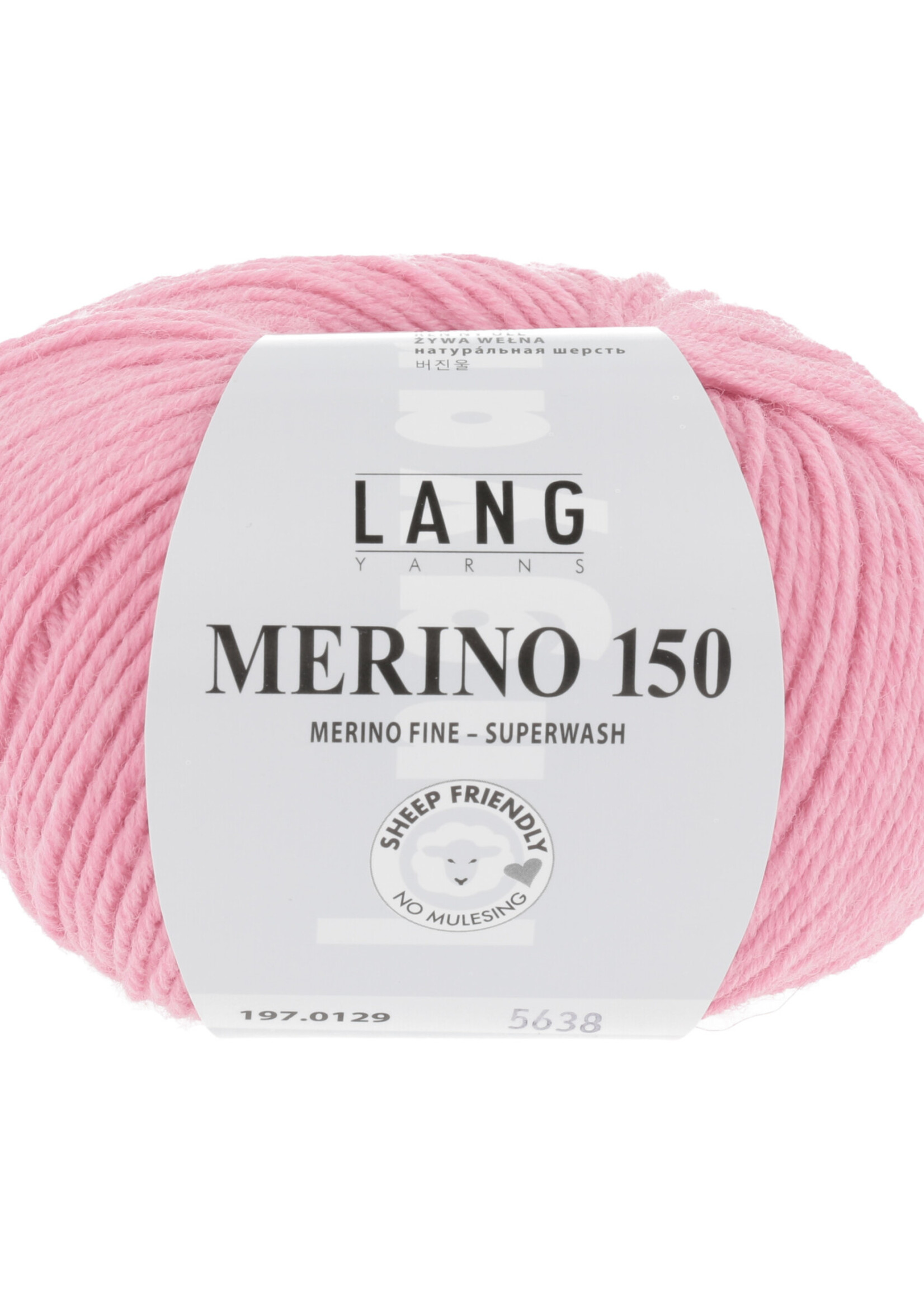 Lang Lang Yarns Merino 150 | 0129 roze