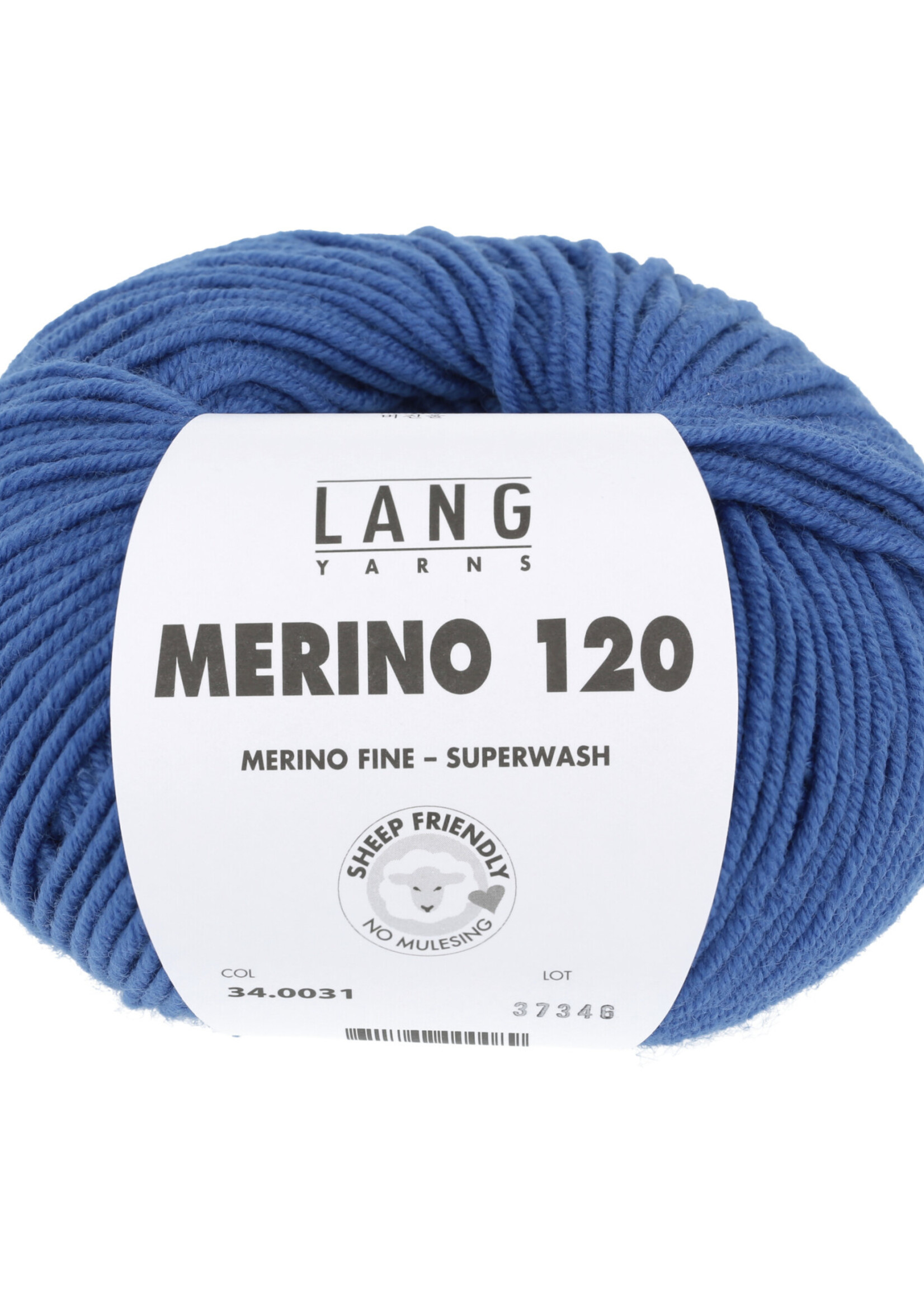 Lang Lang Yarns Merino 120 | 0031 blauw