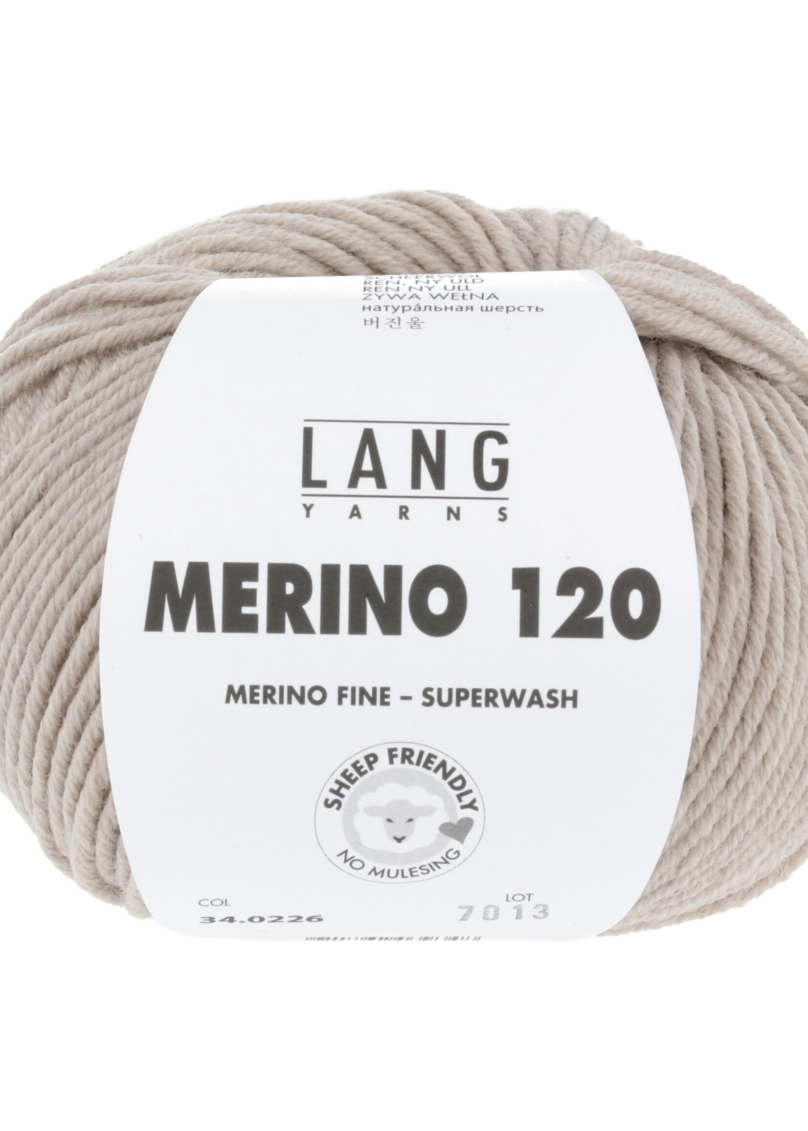 Lang Lang Yarns Merino 120 | 0226 beige melange