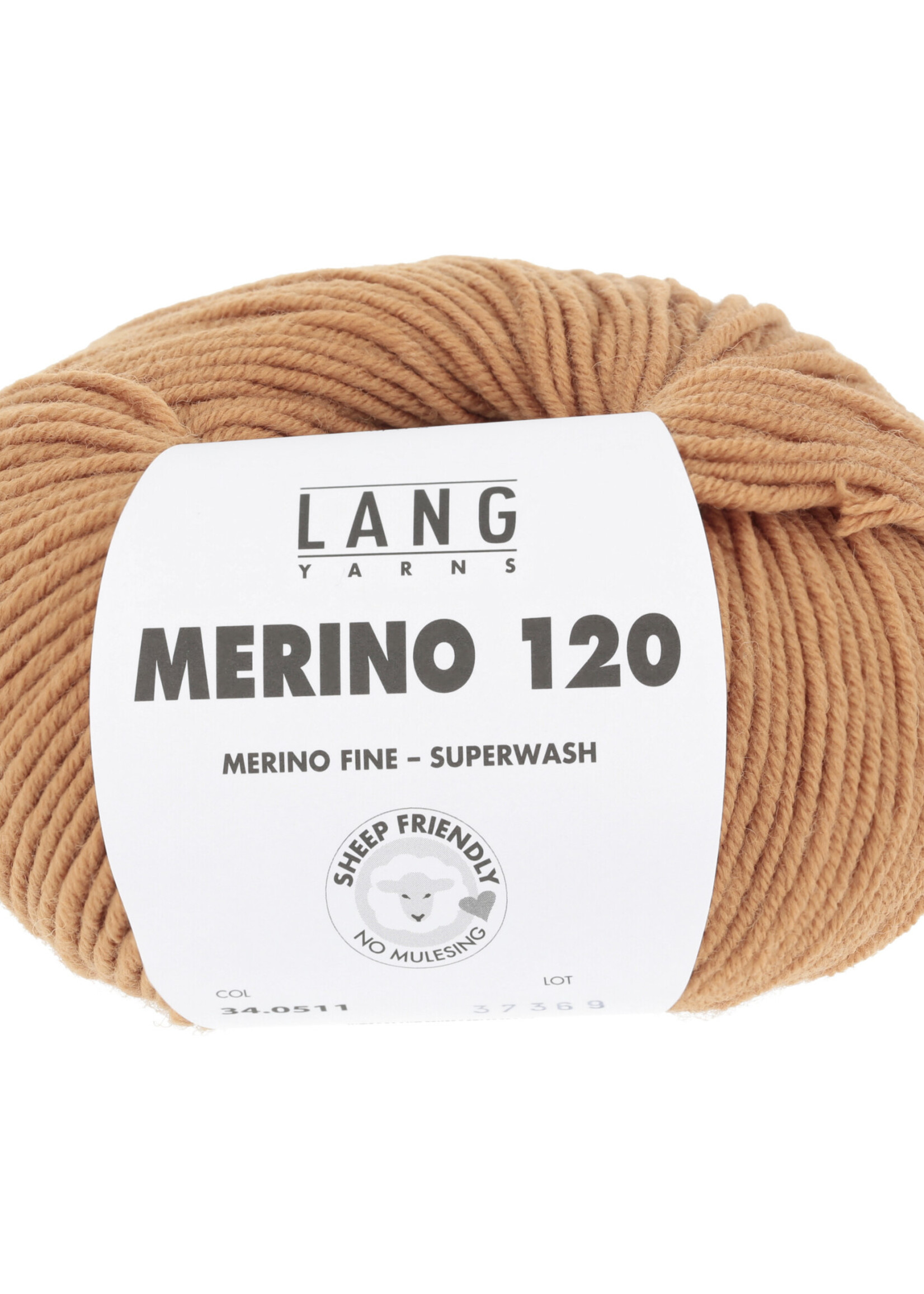 Lang Lang Yarns Merino 120 | 0511 cognac bruin