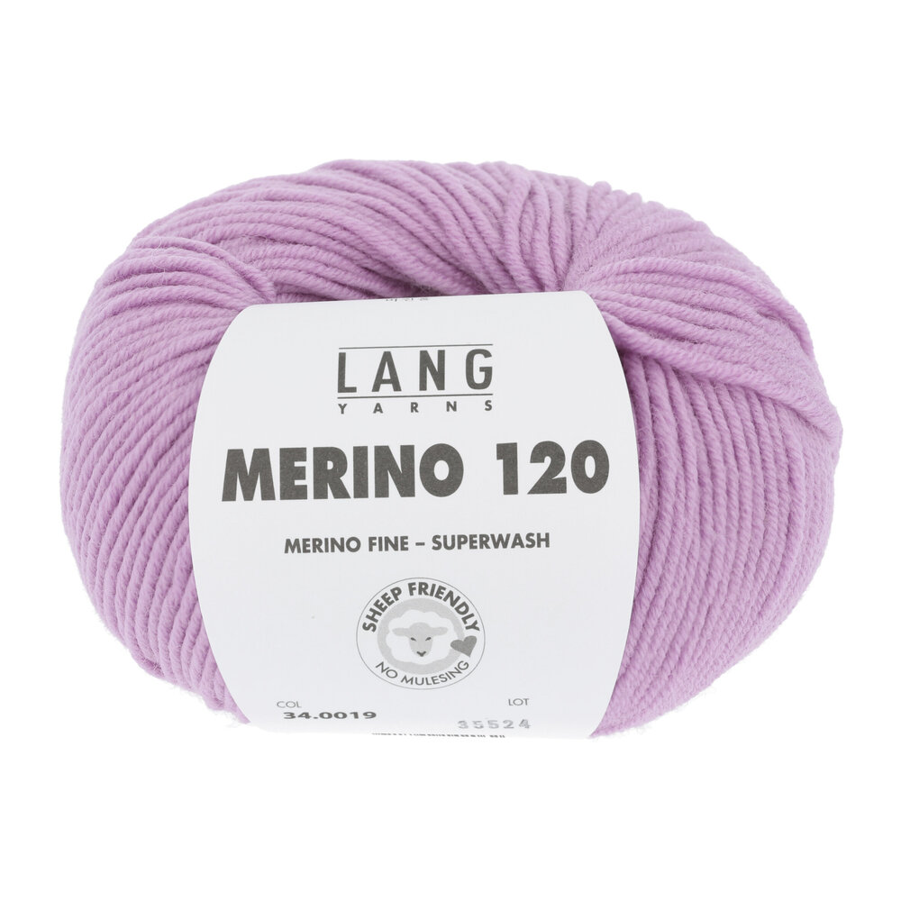 Lang Lang Yarns Merino 120 | 0019 donker roze Lang Lang Yarns Merino 120 | 0019 donker roze