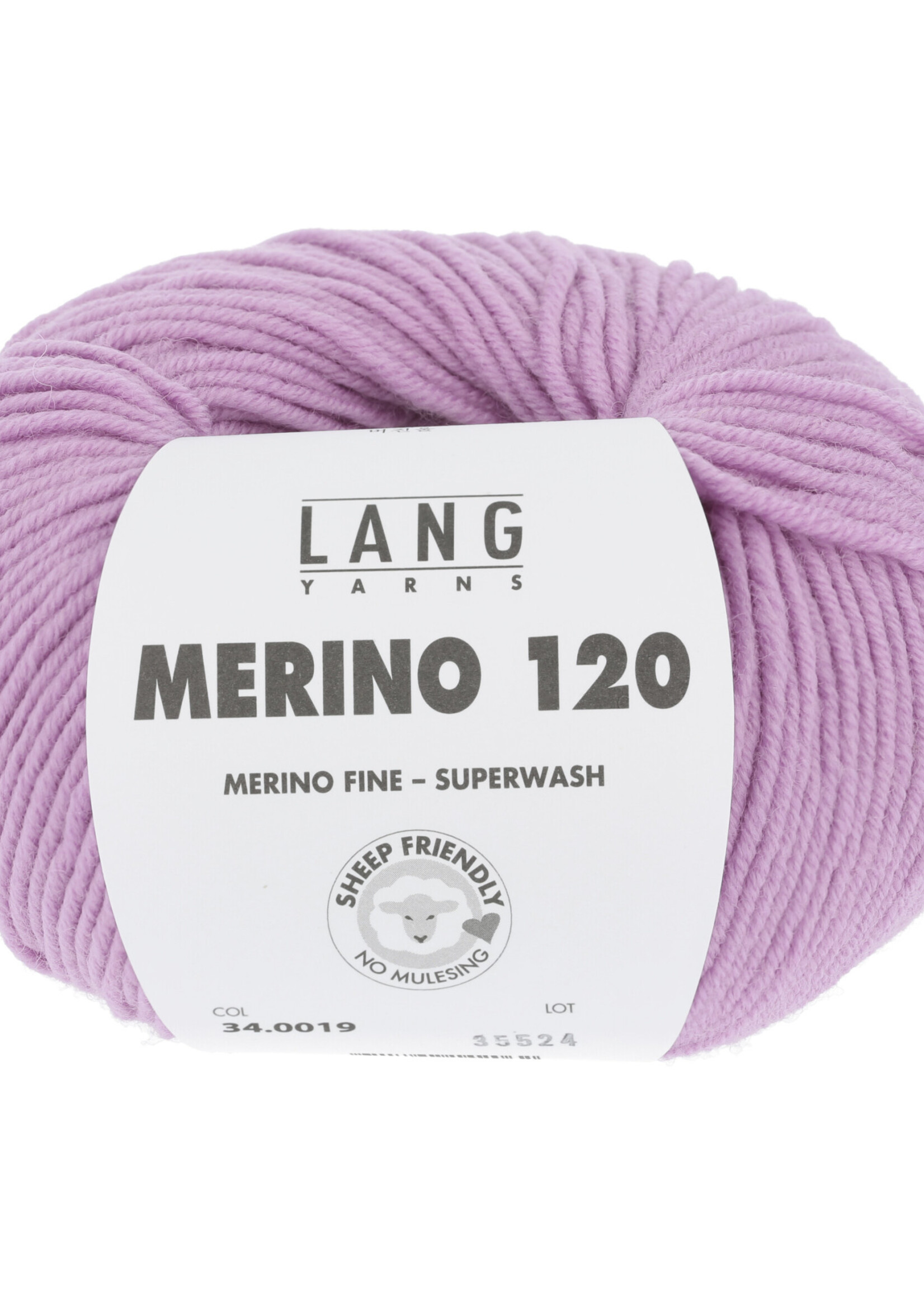 Lang Lang Yarns Merino 120 | 0019 donker roze