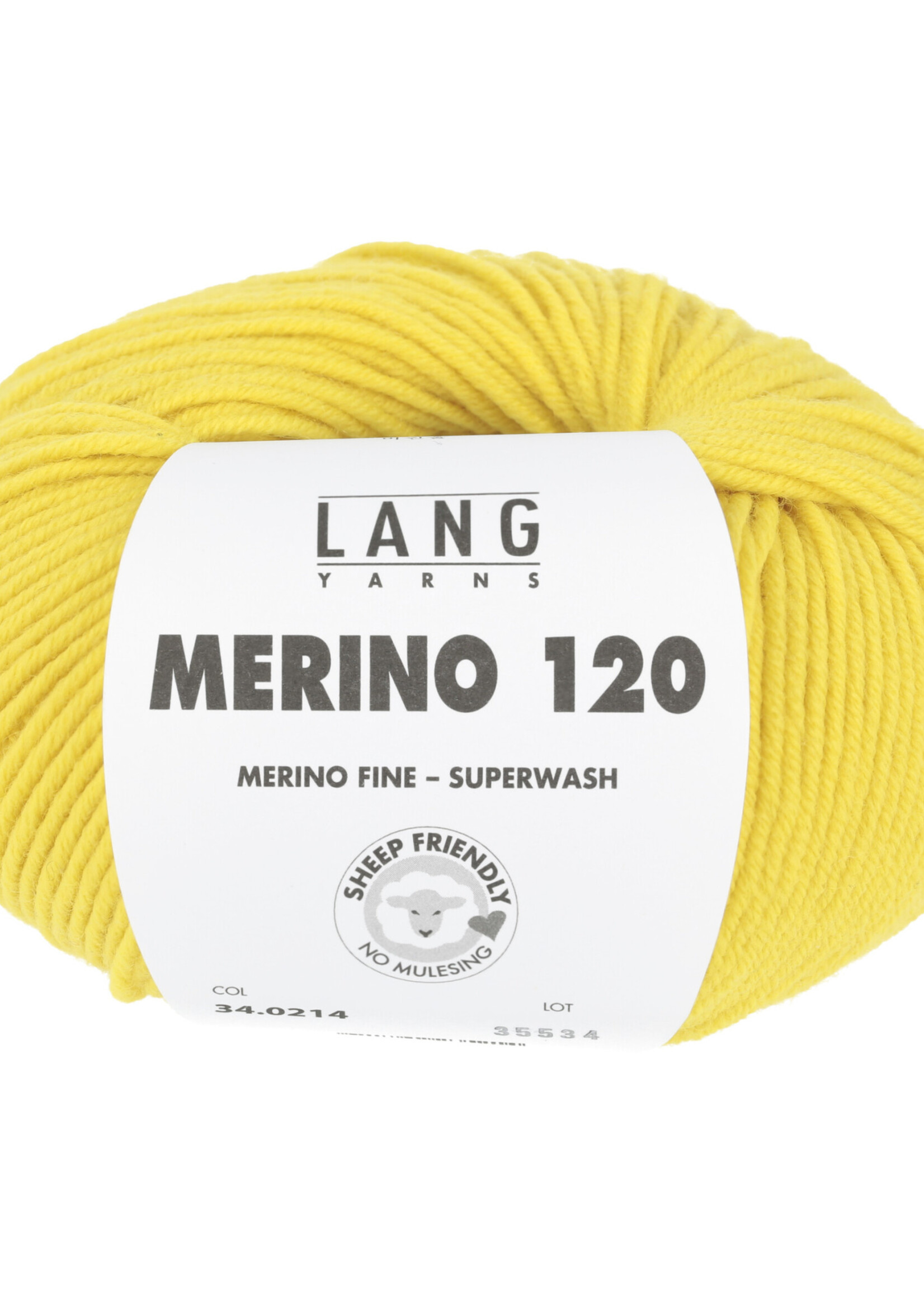 Lang Lang Yarns Merino 120 | 0214 geel