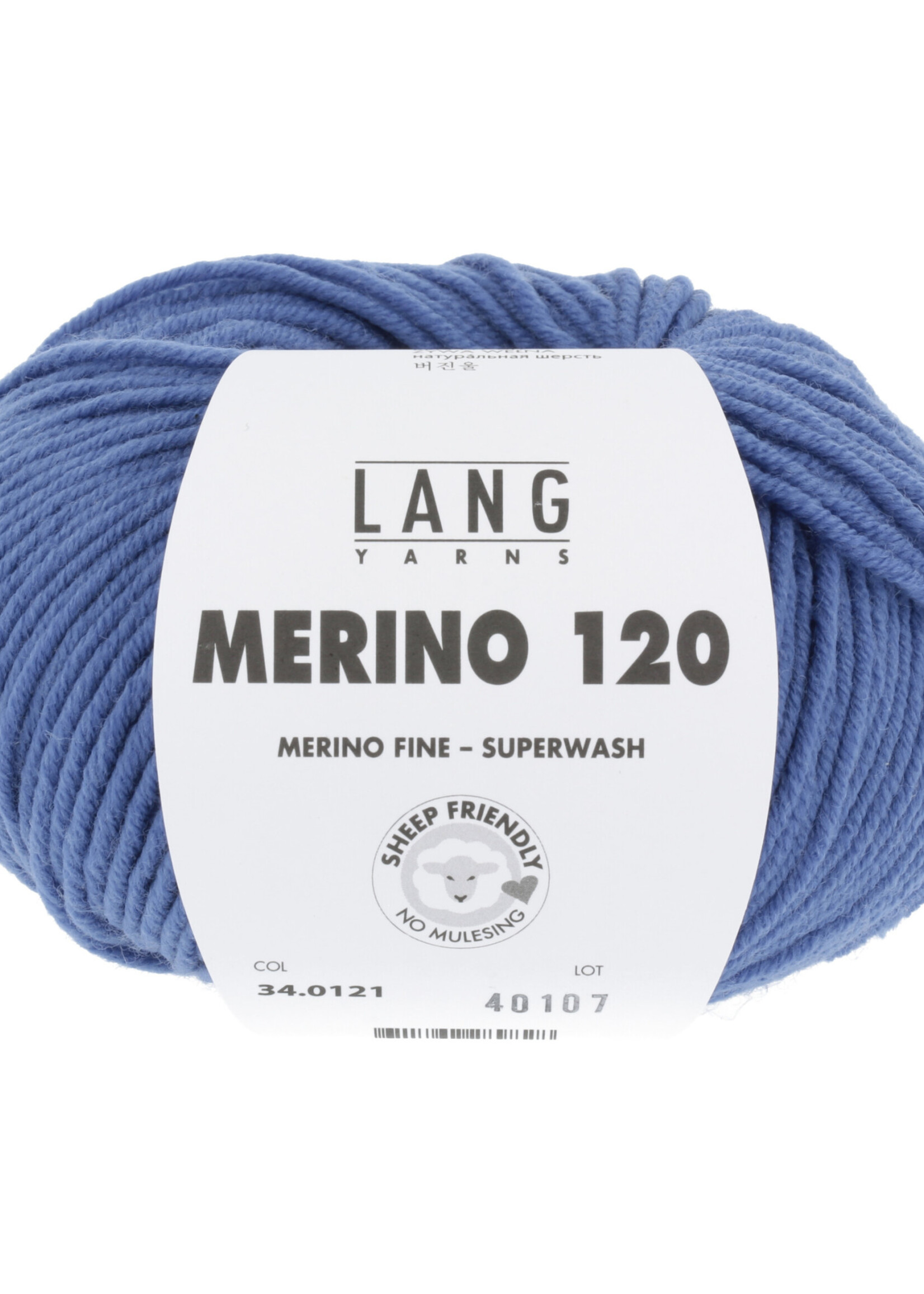 Lang Lang Yarns Merino 120 | 0121 kobalt