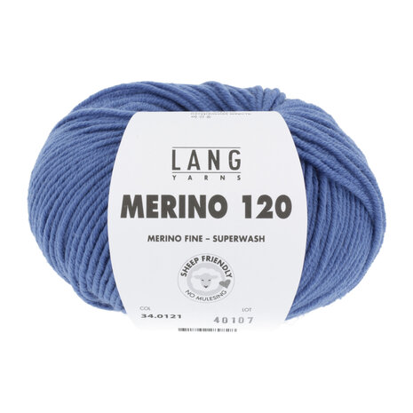 Lang Lang Yarns Merino 120 | 0121 kobalt Lang Lang Yarns Merino 120 | 0121 kobalt