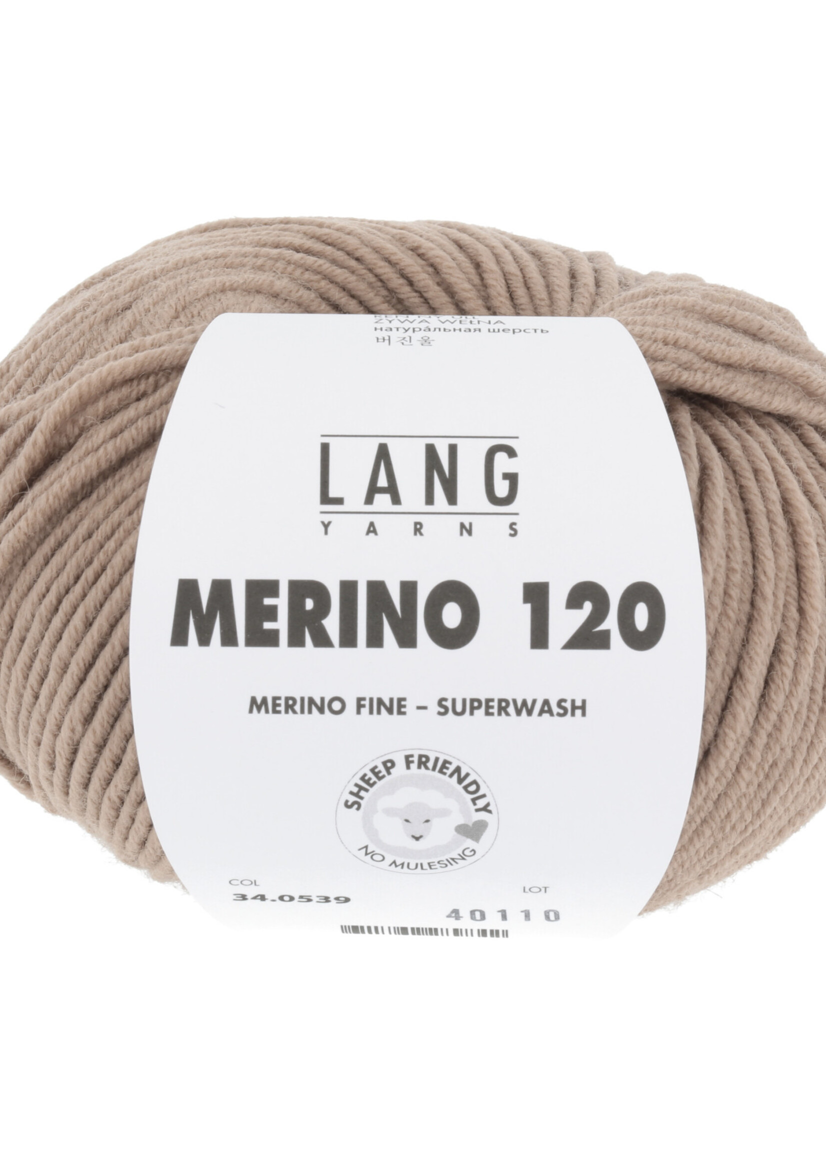 Lang Lang Yarns Merino 120 | 0539 licht camel
