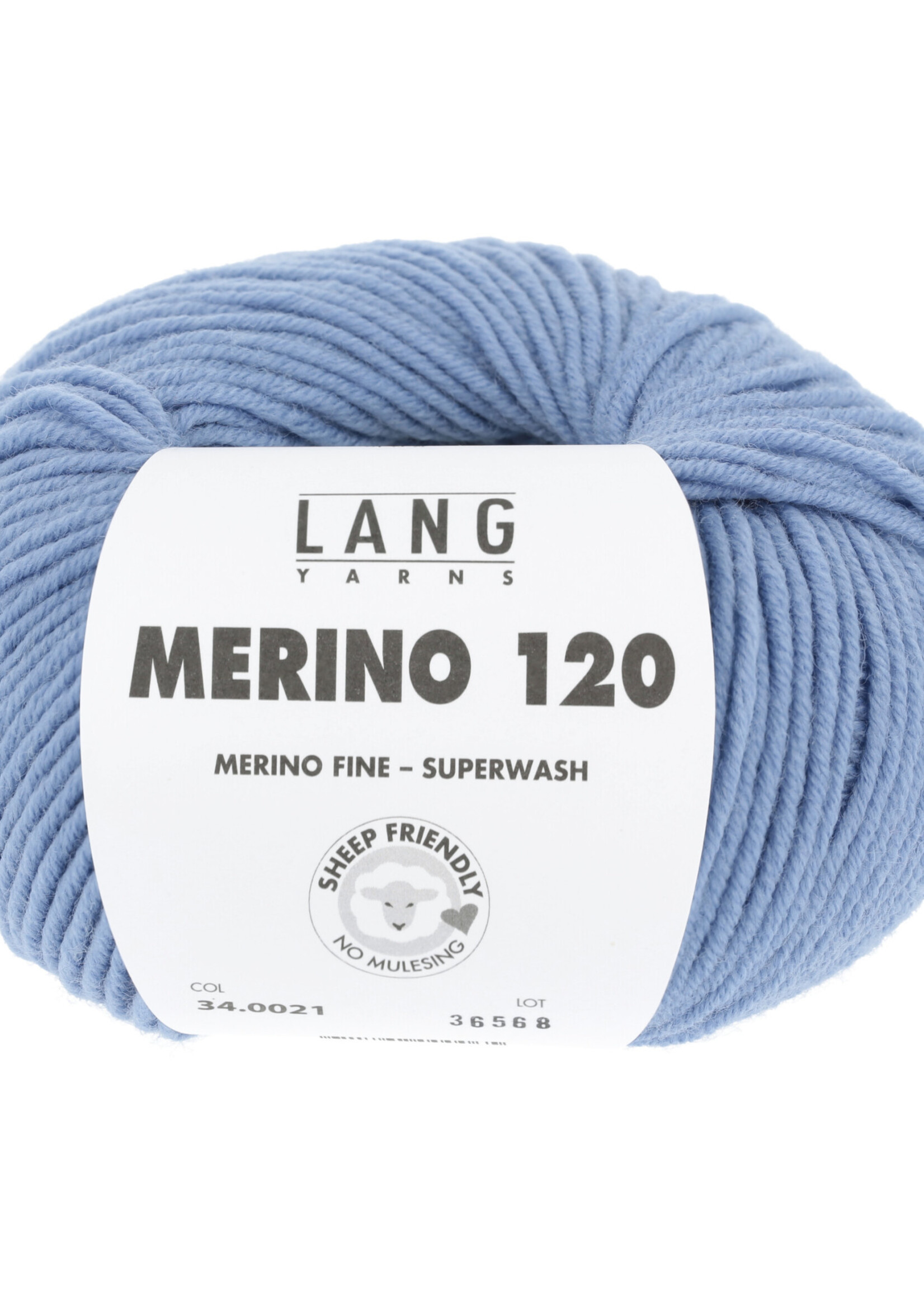 Lang Lang Yarns Merino 120 | 0021 licht jeans blauw