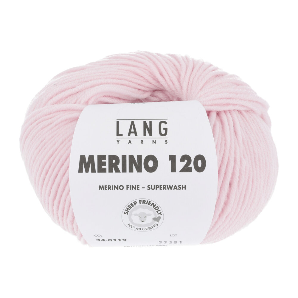 Lang Lang Yarns Merino 120 | 0119 licht roze Lang Lang Yarns Merino 120 | 0119 licht roze