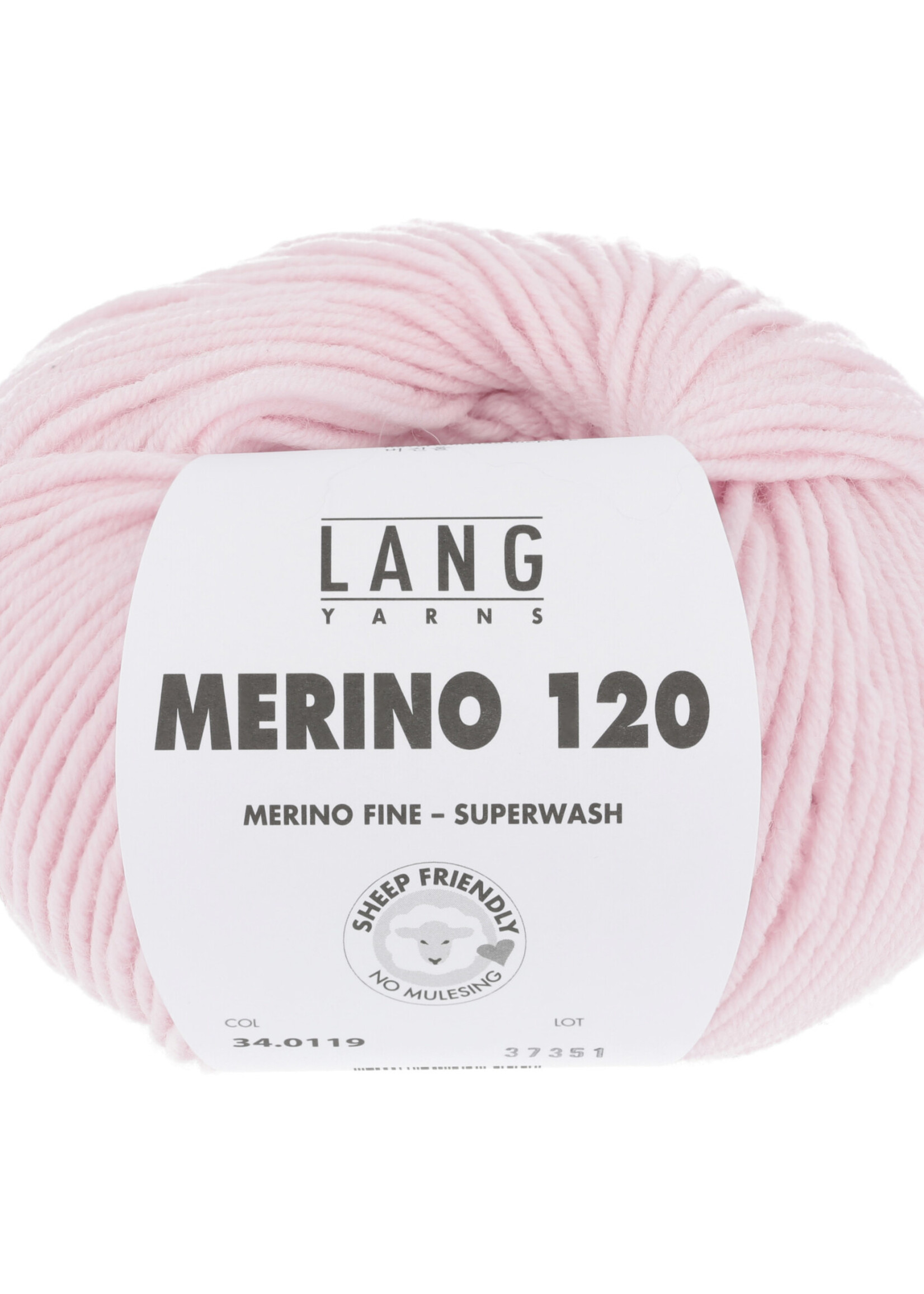 Lang Lang Yarns Merino 120 | 0119 licht roze