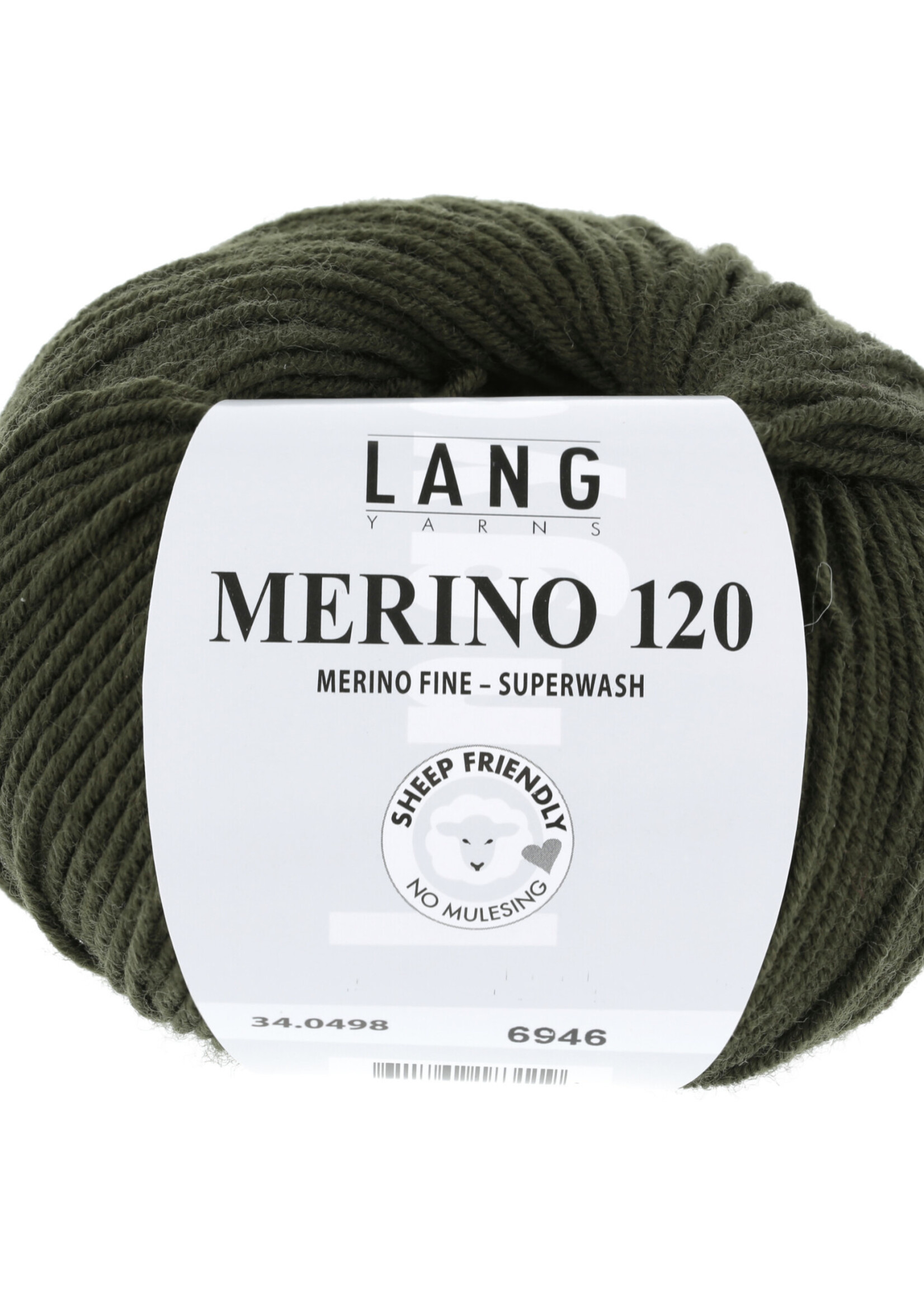 Lang Lang Yarns Merino 120 | 0498 loden groen