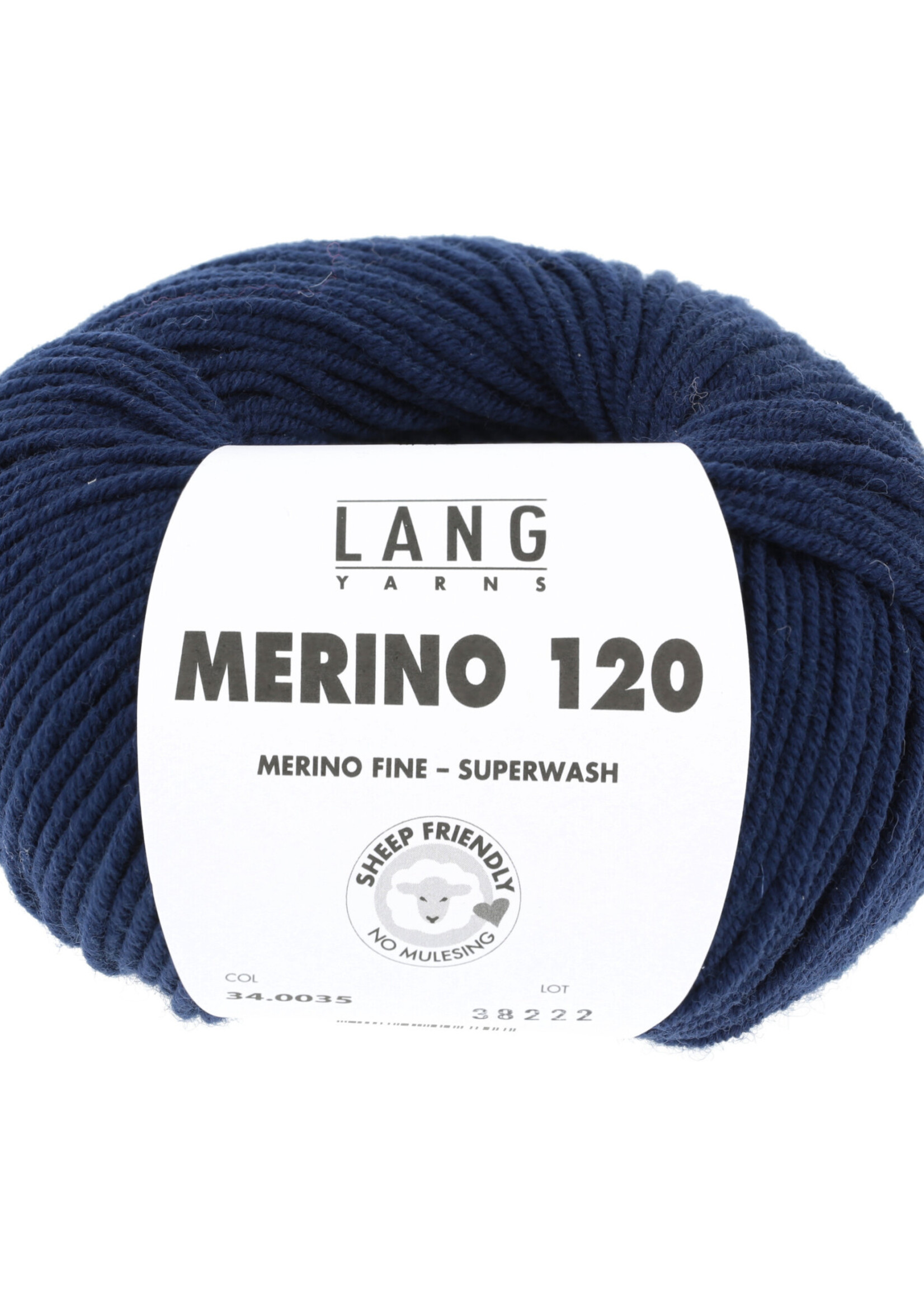 Lang Lang Yarns Merino 120 | 0035 marine