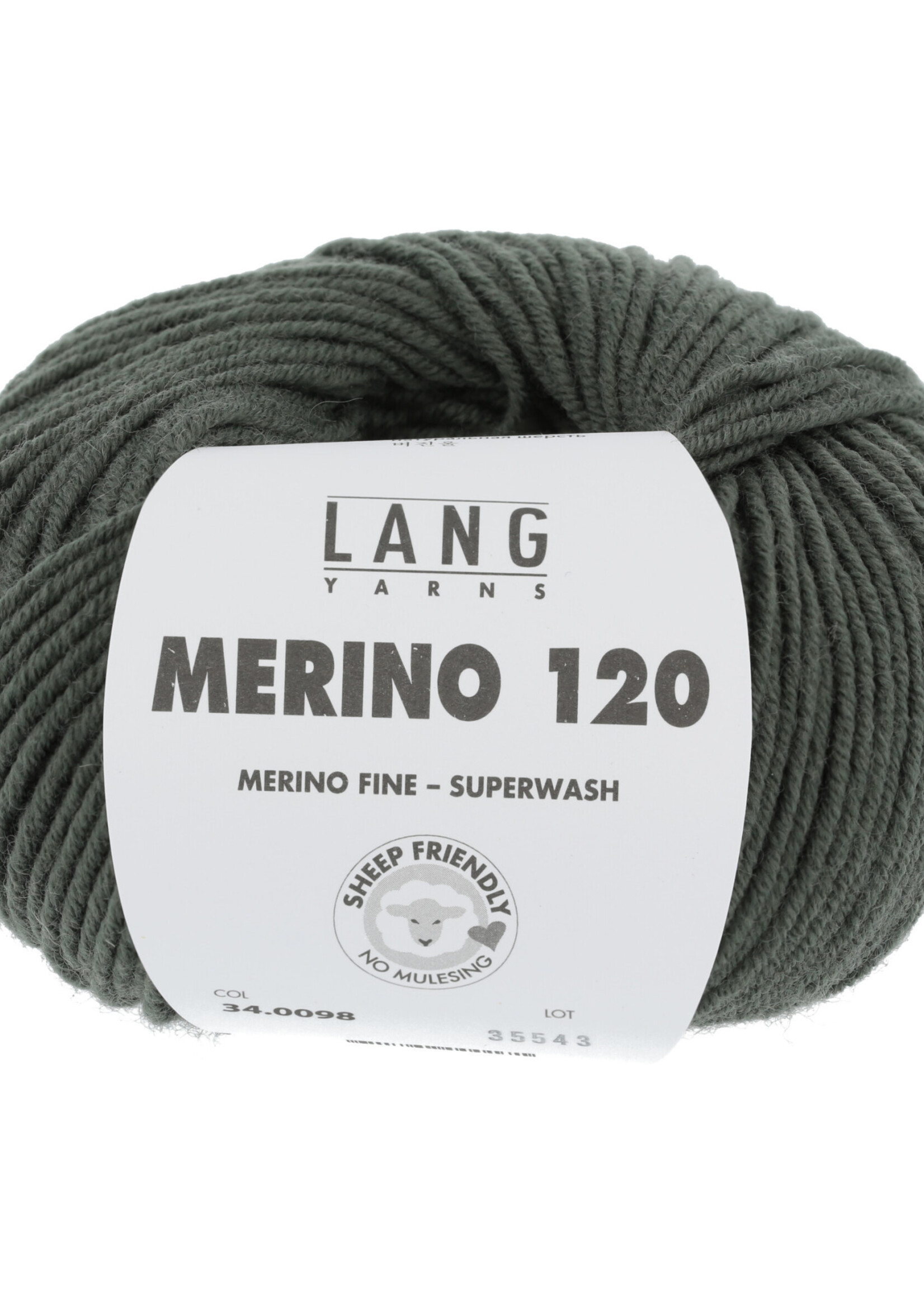 Lang Lang Yarns Merino 120 | 0098 olijf