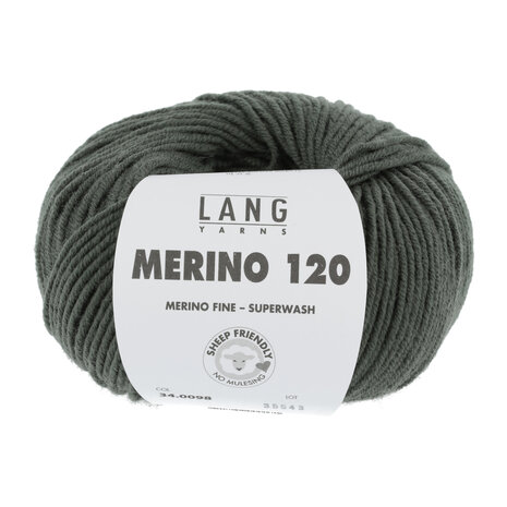 Lang Lang Yarns Merino 120 | 0098 olijf Lang Lang Yarns Merino 120 | 0098 olijf