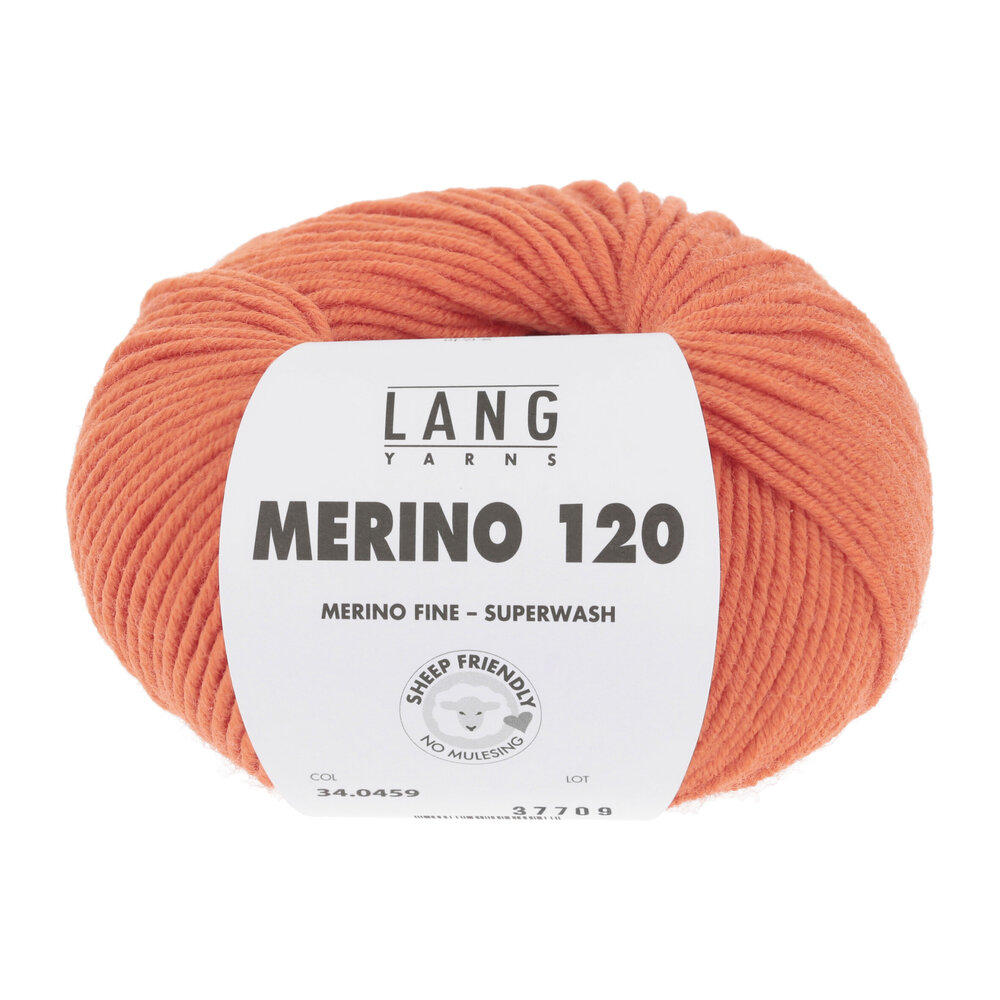 Lang Lang Yarns Merino 120 | 0459 oranje Lang Lang Yarns Merino 120 | 0459 oranje