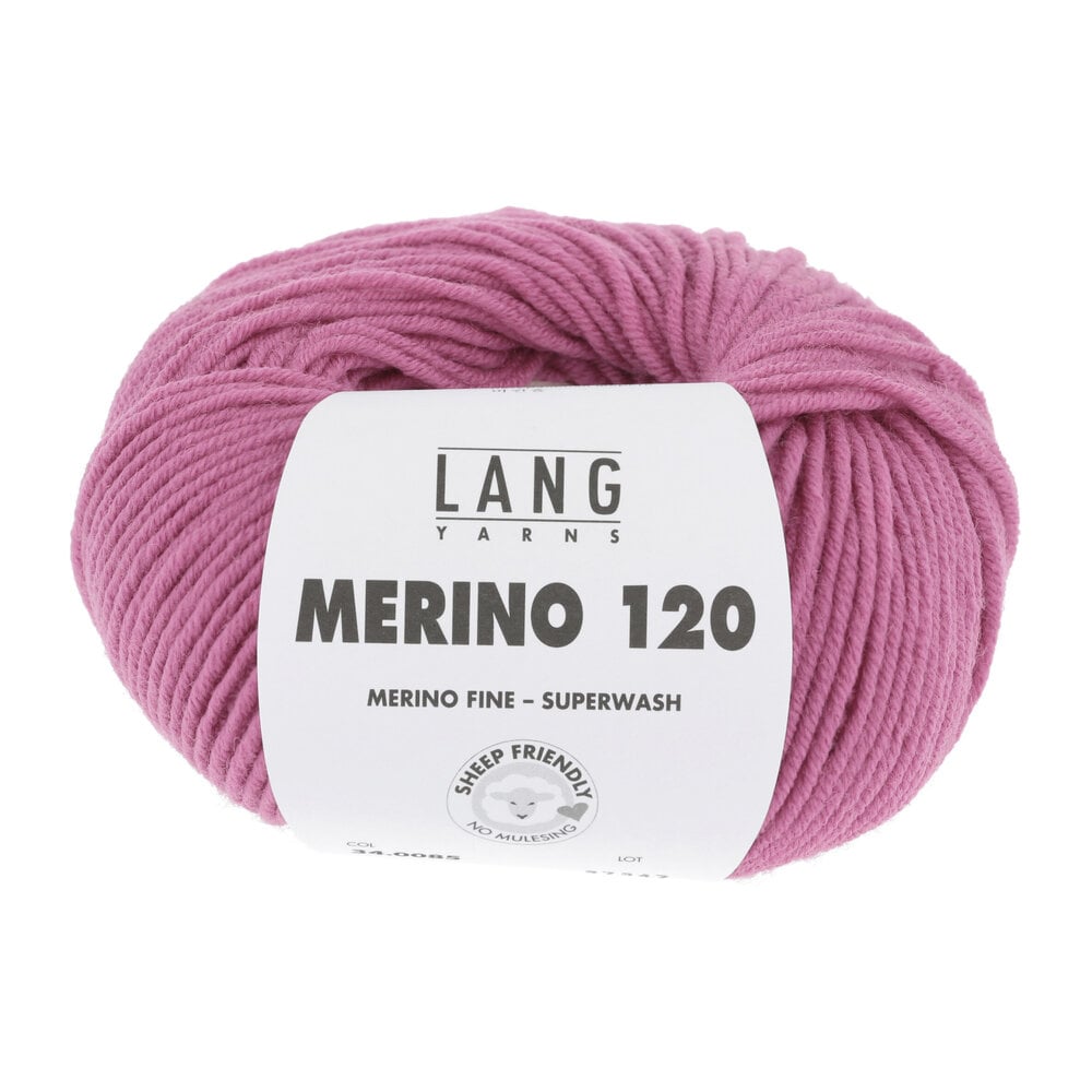 Lang Lang Yarns Merino 120 | 0085 oud roze Lang Lang Yarns Merino 120 | 0085 oud roze