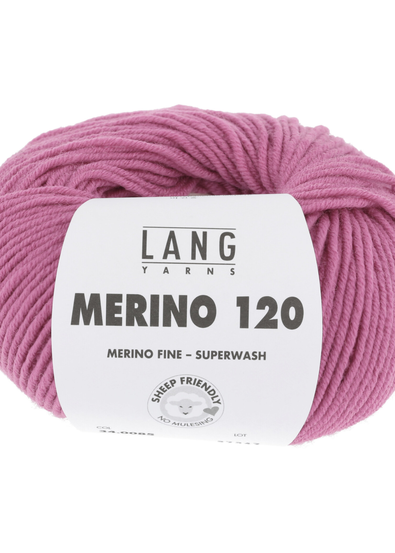 Lang Lang Yarns Merino 120 | 0085 oud roze